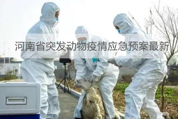 河南省突发动物疫情应急预案最新